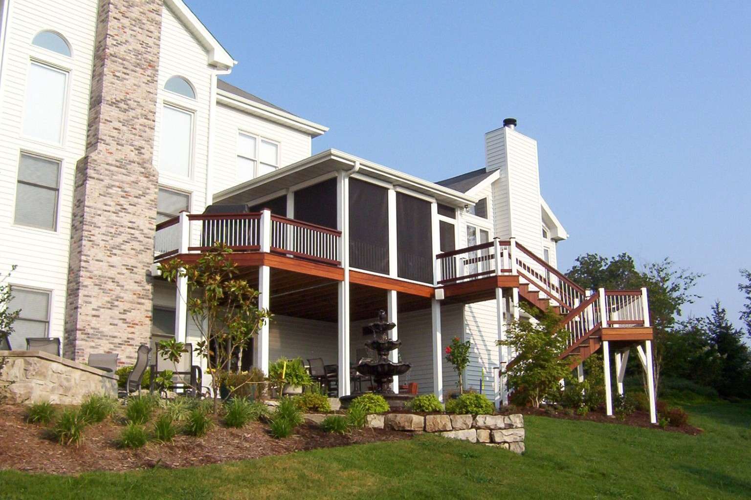 Window Privacy Screens installed on a residential property